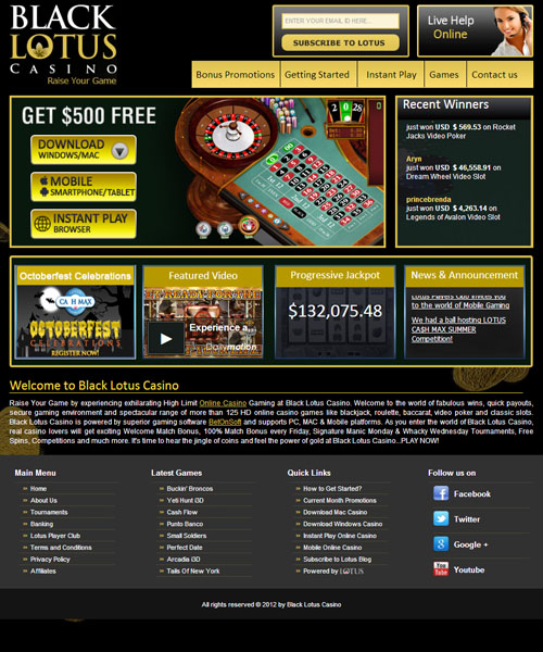 black lotus casino free bonus code